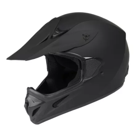 Raider RX1 MX Adult Full Face Helmet Small Matte Black Powersport Helmets