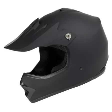 Raider Youth GX3 MX Off-Road Helmet Small Matte Black Powersport Helmets