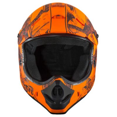Image showing  Ambush MX Helmet, Medium, Mossy Oak Blaze Orange