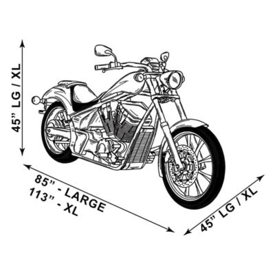 Image showing  GT Series XL Motorcycle Cover, 113 in. x 45 in. x 45 in.