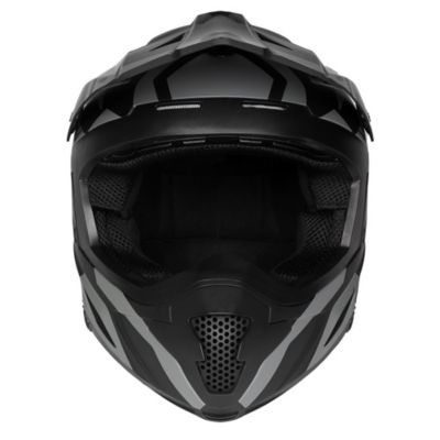 Image showing  Adult Z7 MX Helmet, Large, Black/Silver