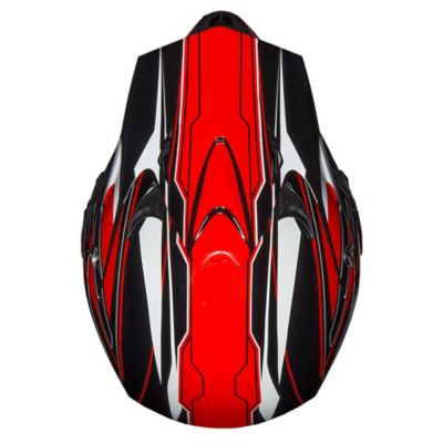 Image showing  RX1 MX Full-Face Adult Helmet, Extra Large, Red/Black