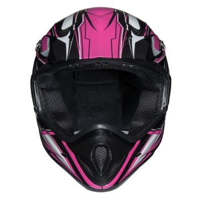 Image showing  RX1 Adult MX Helmet, Medium, Pink/Black