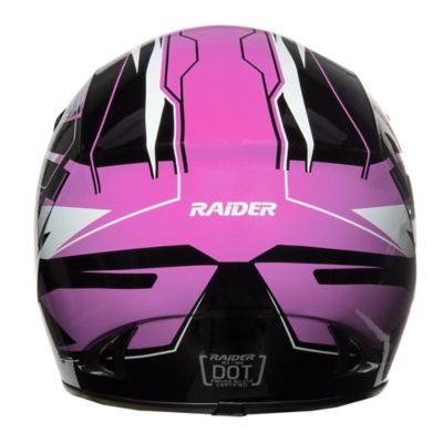 Image showing  RX1 Adult MX Helmet, Extra Large, Pink/Black