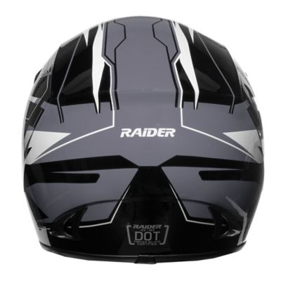 Image showing  RX1 MX Full-Face Adult Helmet, Small, Silver/Black