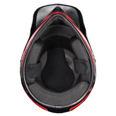 Image showing  GX3 MX Full-Face Youth Off Road Helmet, Large, Red/Black