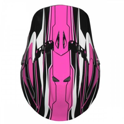 Image showing  GX3 MX Full-Face Youth Off Road Helmet, Small, Pink/Black