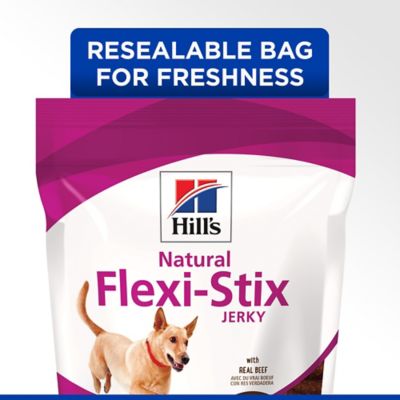 Image showing  Natural Flexi-Stix Beef Jerky Dog Treats, 7.1 oz. Bag