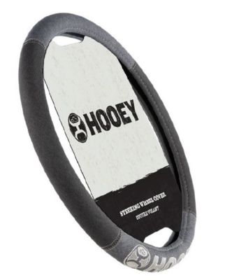 Hooey Black/Gray Steering Wheel Cover