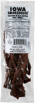 Iowa Smokehouse Cracked Black Pepper Beef Jerky, 5 oz.