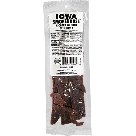 Iowa Smokehouse Hickory Smoked Beef Jerky, 5 oz.