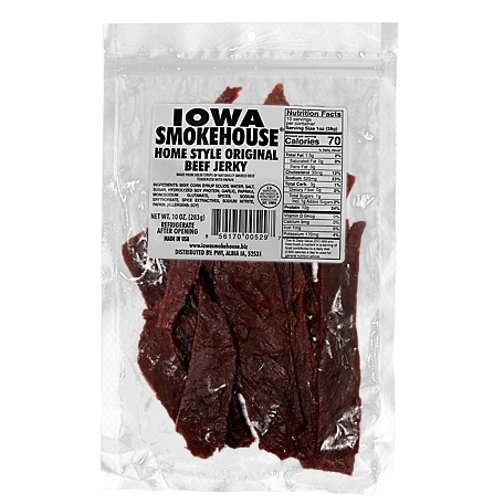 Iowa Smokehouse Original Beef Jerky, 10 oz.