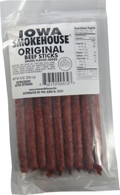 Iowa Smokehouse Original Beef Jerky Sticks, 8 oz.