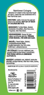 Image showing  Rainforest Cologne For Dogs 4 Ounce