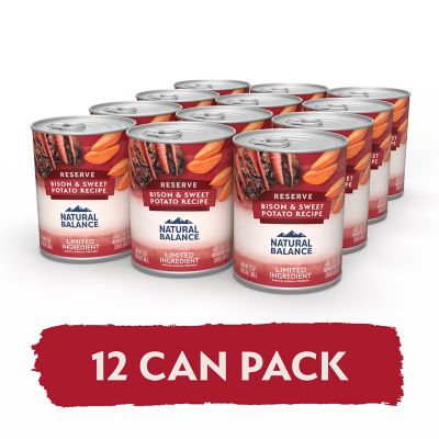 Image showing  Limited Ingredient Diets Buffalo and Sweet Potato Formula Canned Dog Food 13, oz.