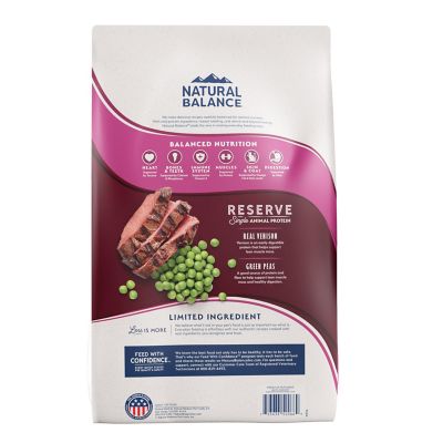Image showing 9 th Natural Balance Limited Ingredient Reserve Green Pea & Venison Recipe Cat Dry