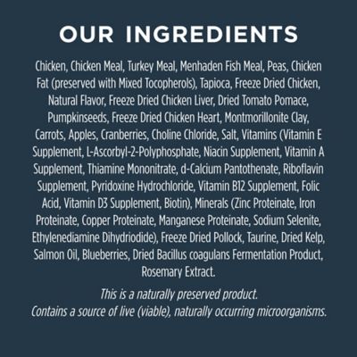 Image showing 7 th Instinct Raw Boost Cat Chicken Dry Cat Food 10 lb. Bag