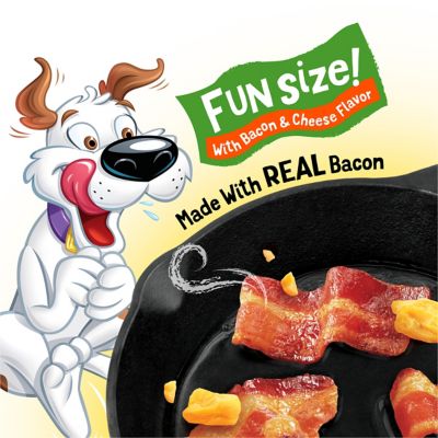 Image showing  6 oz. Little Bacon and Cheese Dog Treats, 198-390-15
