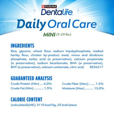 Image showing  Daily Oral Care Mini Dental Dog Treats