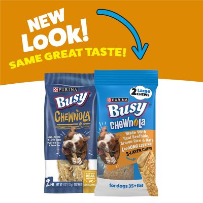 Image showing  Bone Chewnola Long-Lasting Triple Layered Dog Treat, Small/Medium Size, 2 ct.