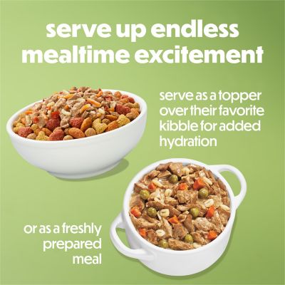 Image showing 6 th Purina Beneful Prepared Meals Beef and Chicken Stew Wet Dog Food, 10 oz.