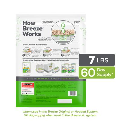 Image showing  Breeze Cat Litter Pellets, 7 lb. Pouch