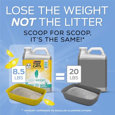 Image showing  Low Dust Clumping Cat Litter Lightweight Free & Clean Unscented Multi Cat Litter