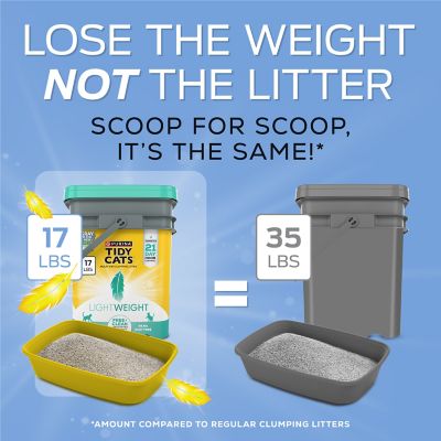 Image showing  Low Dust Clumping Cat Litter Lightweight Free & Clean Unscented Multi Cat Litter