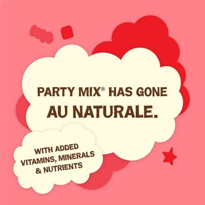 Image showing  Party Mix Natural Yums With Real Salmon Cat Treats, 2.1 oz.