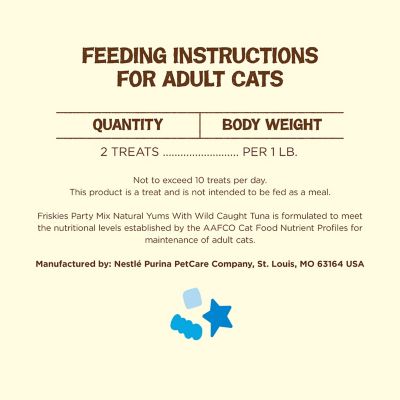 Image showing 5 th Purina Friskies Party Mix Natural Yums with Real Tuna Cat Treats