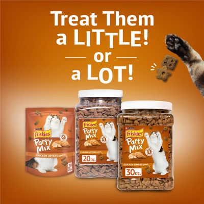 Image showing 8 th Purina Friskies Party Mix Chicken Lovers Crunch Cat Treats