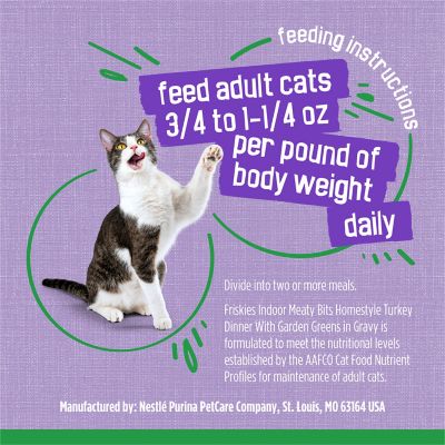 Image showing 6 th Purina Friskies Indoor Cat Food Turkey in Gravy, 5.5 oz.