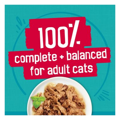 Image showing 7 th Purina Friskies Tasty Treasures Prime Adult Tuna, Chicken and Turkey in Gravy Wet Cat Food Variety Pack, 5.5 oz., 12 Cans