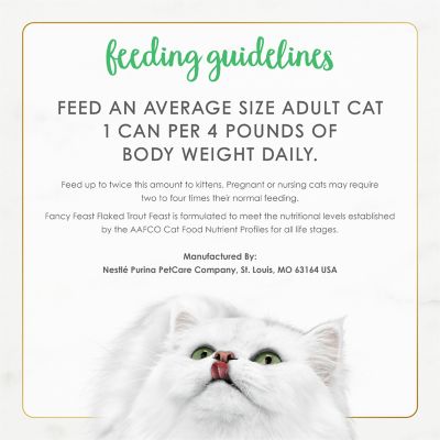 Image showing 7 th Purina Fancy Feast Flaked Trout Feast Wet Cat Food, 3 oz.