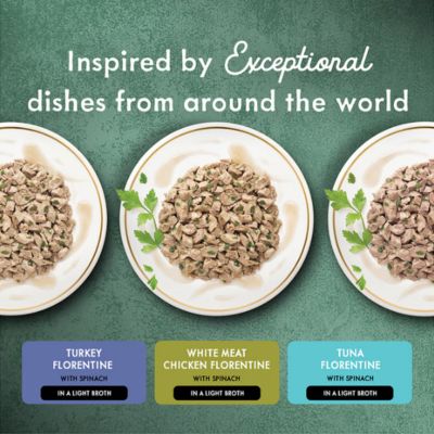 Image showing 7 th Purina Fancy Feast Medleys Florentine Garden Veggies and Greens Wet Cat Food, 3 oz. Can, Pack of 12. 050845