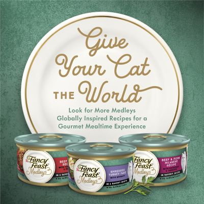 Image showing 5 th Purina Fancy Feast Medley Primavera Tuna/Chicken/Turkey 12 ct.
