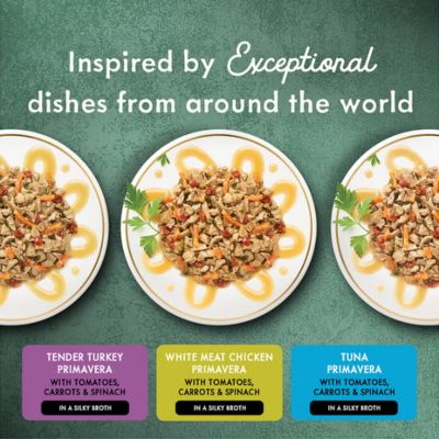 Image showing 7 th Purina Fancy Feast Medley Primavera Tuna/Chicken/Turkey 12 ct.