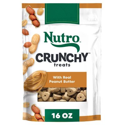 Nutro Crunchy Dog Treats with Real Peanut Butter, 16 oz.