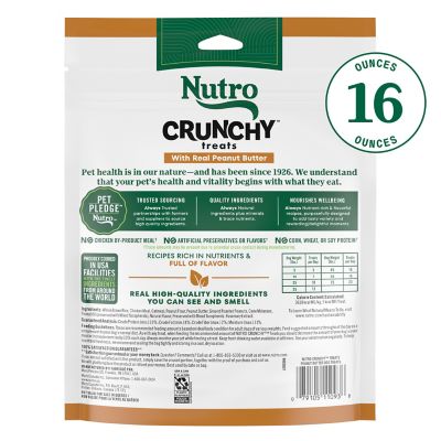 Image showing 1 th Nutro Crunchy Dog Treats with Real Peanut Butter, 16 oz.