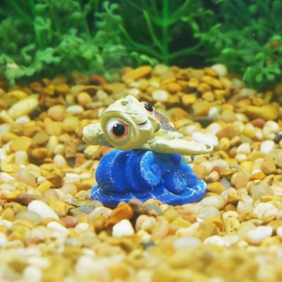 Image showing  Officially Licensed Finding Nemo Fish Aquarium Ornament, Mini Squirt