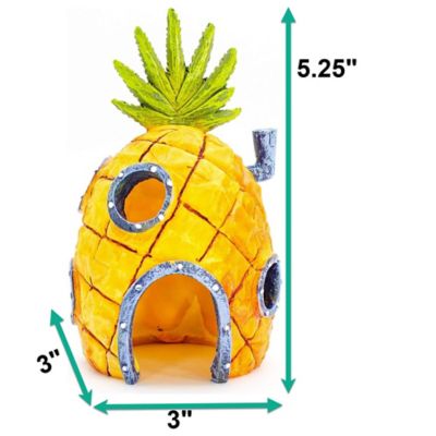 Image showing  Officially Licensed SpongeBob SquarePants Fish Aquarium Ornament, SpongeBob's Pineapple House