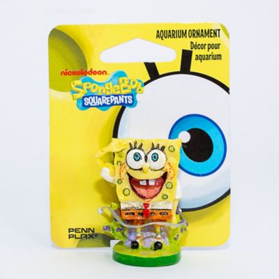Image showing  Officially Licensed SpongeBob SquarePants Fish Aquarium Ornament, Mini SpongeBob