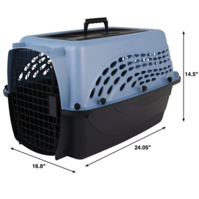 Image showing  2-Door Small Pet Kennel Cab, 24 in., Blue