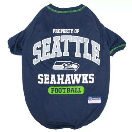 Pets First NFL Seattle Seahawks Dog T-Shirt Dog Jerseys