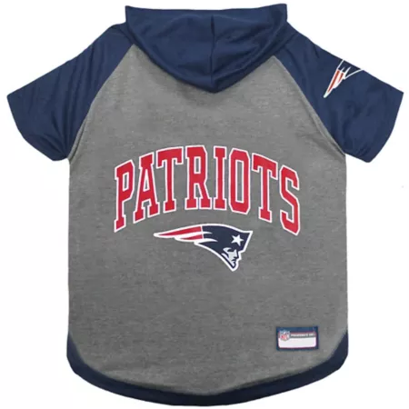 Pets First NFL New England Patriots Dog Hoodie Dog Jerseys