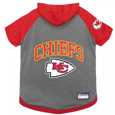 Pets First NFL Kansas City Chiefs Dog Hoodie Dog Jerseys