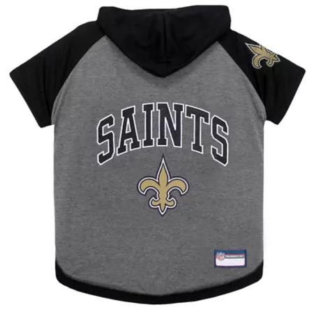 Pets First NFL New Orleans Saints Dog Hoodie Dog Jerseys