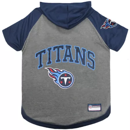 Pets First NFL Tennessee Titans Dog Hoodie Dog Jerseys