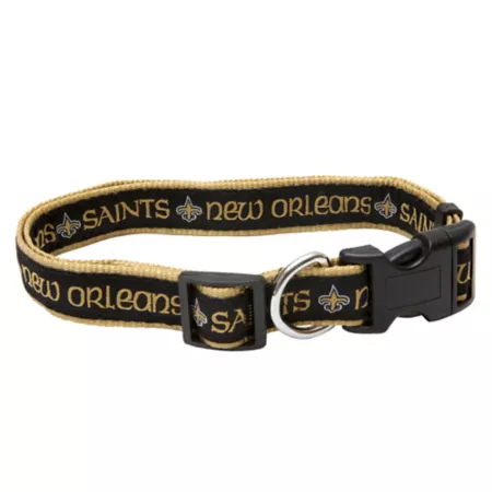 Pets First NFL New Orleans Saints Necklace Dog Basic Collars