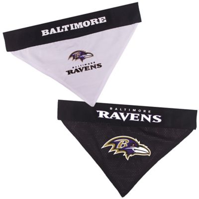 Pets First NFL Baltimore Ravens Reversible Pet Bandana